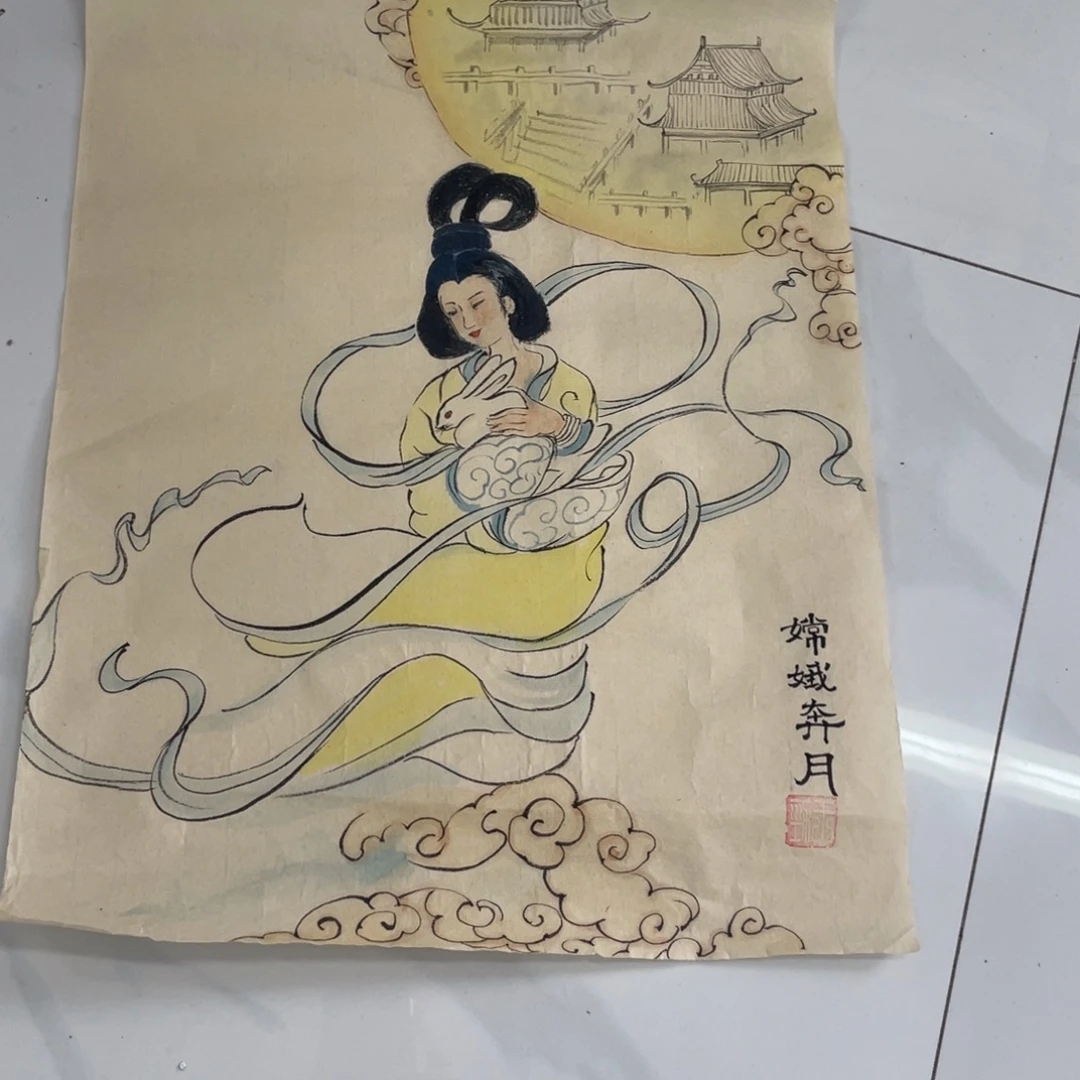 国画王劲老师绘画