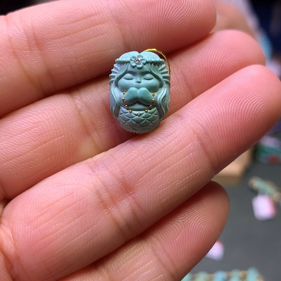 绿松石未镶嵌配饰