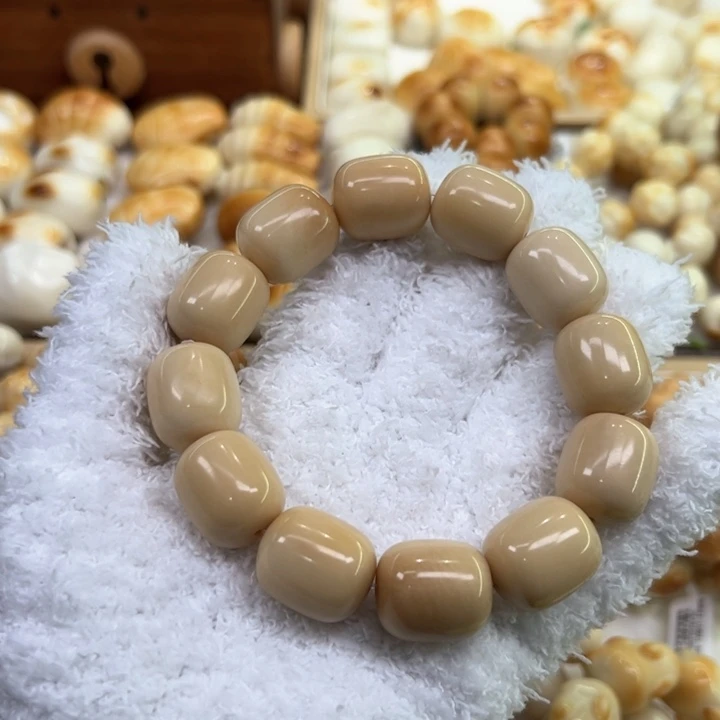 菩提根/象牙果手串77 臻品象牙果原果老师傅精工小年糕微瑕