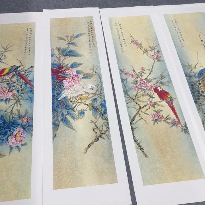 认***待国画宣纸纯手绘字画