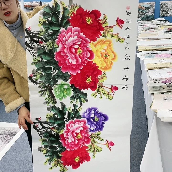 国画纯手绘国画作品