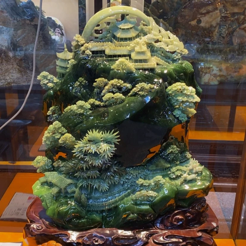 【闪购商品】蛇纹石玉摆件未镶嵌