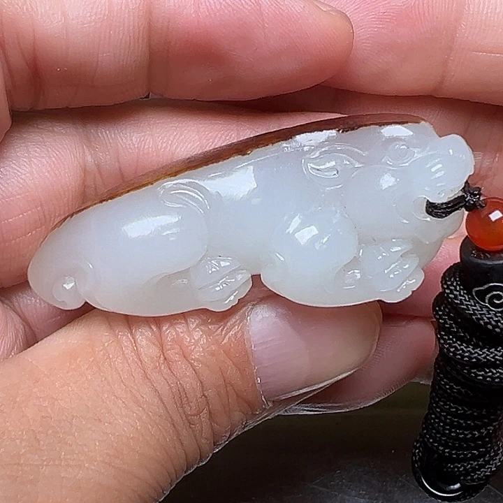 和田玉未镶嵌挂件宝*