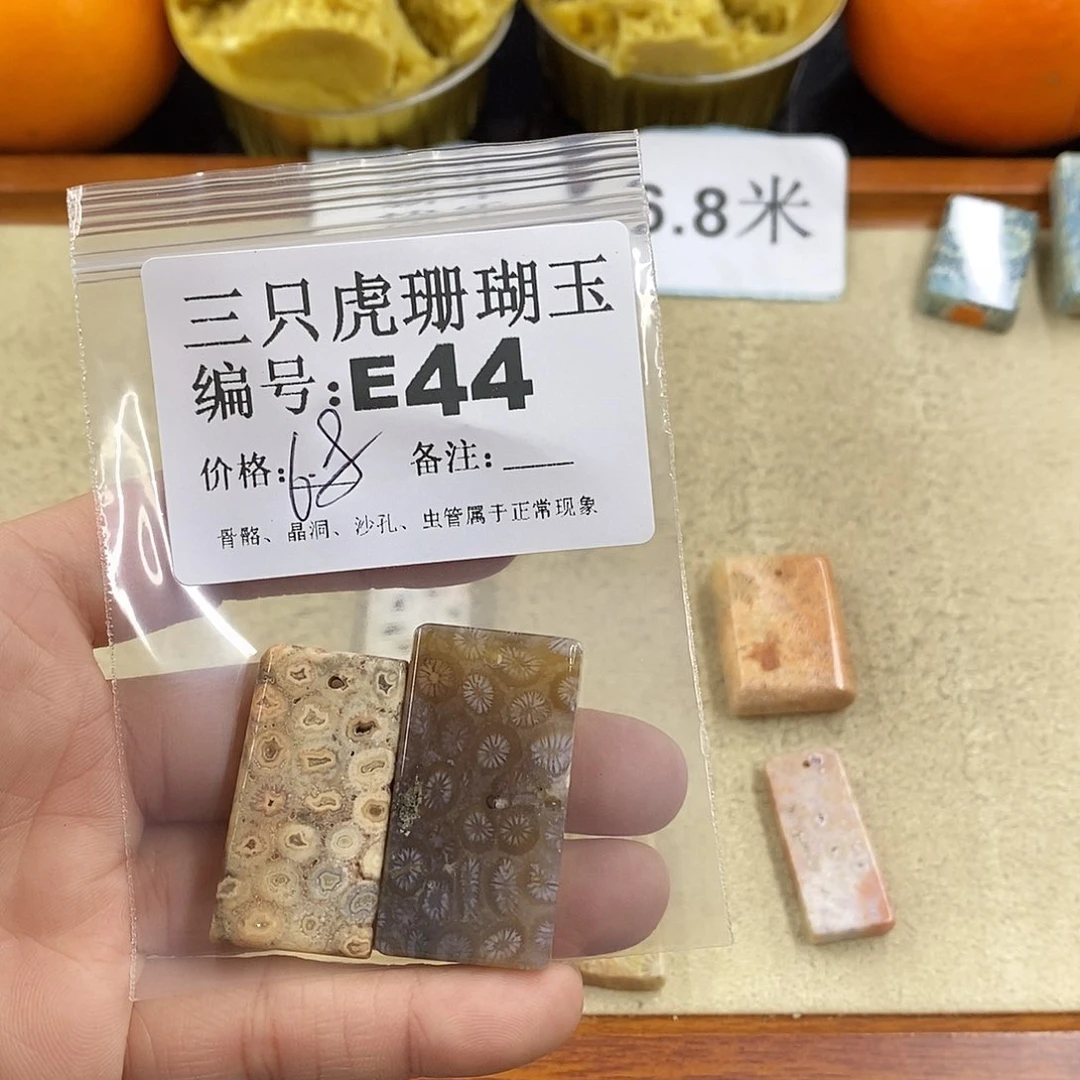 硅化珊瑚（珊瑚玉）1未镶嵌散***奇