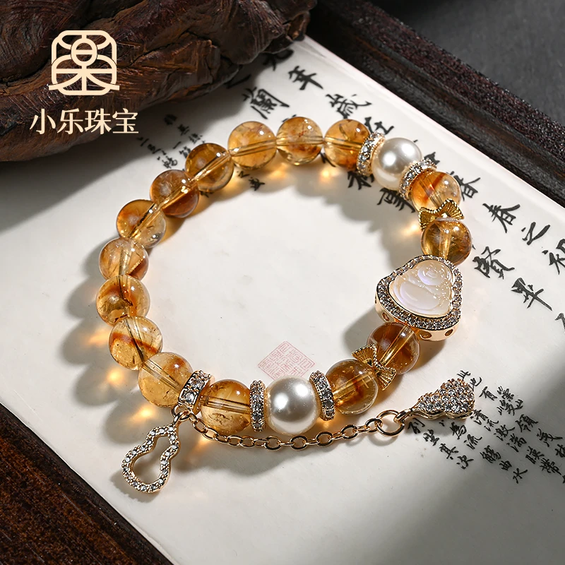 原创设计款黄塔晶手链多样性发一-11240