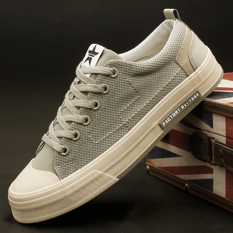 25621男鞋夏季新款网鞋休闲百搭旅游鞋轻便板鞋韩版低帮透气布鞋