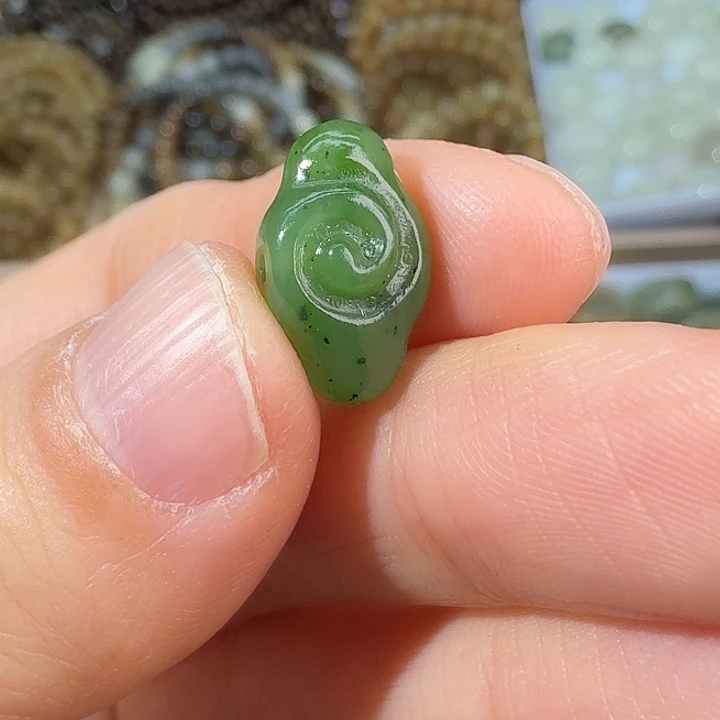 和田玉（碧玉）未镶嵌颈饰915