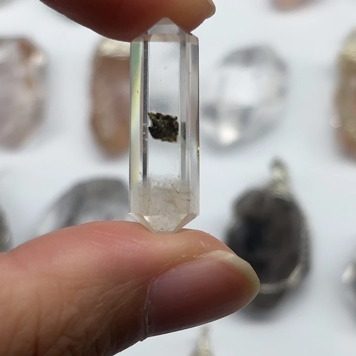 水晶颈饰未镶嵌幽灵水晶28mm+