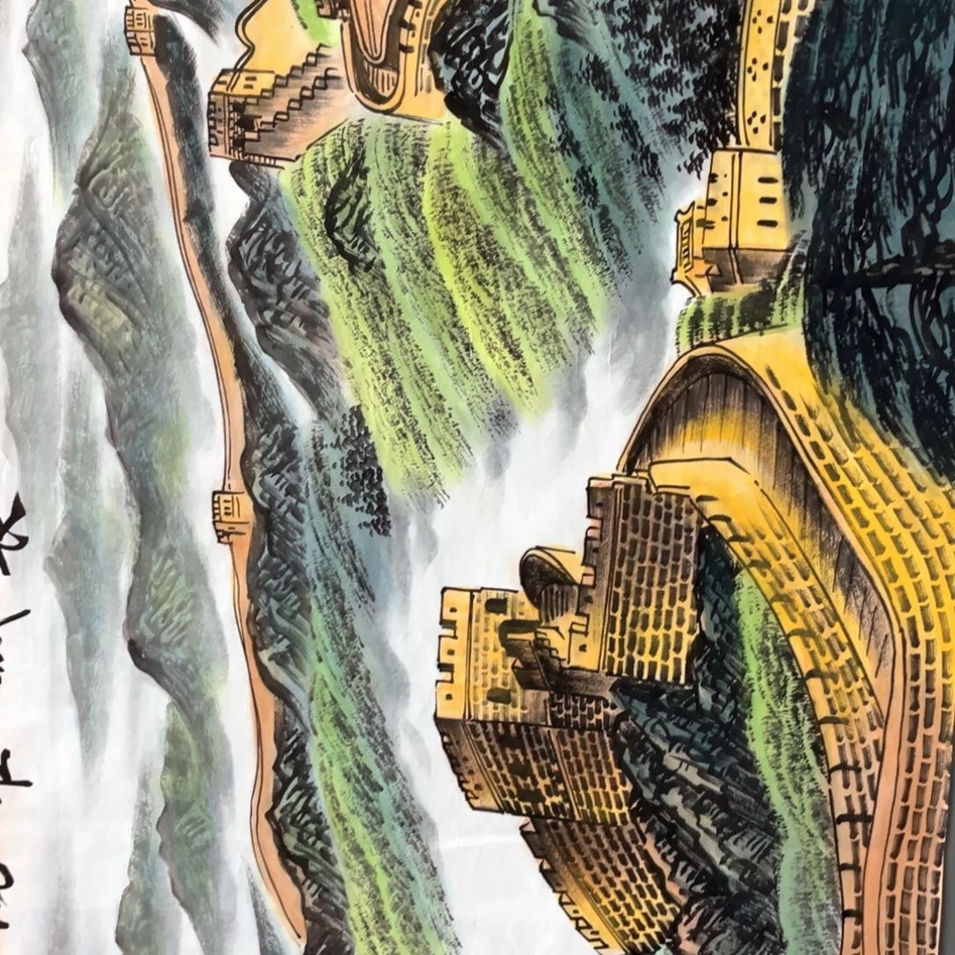 国画国画作品老师手绘