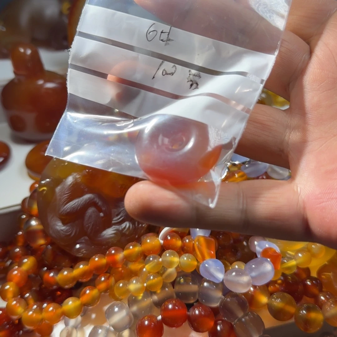 塘***》玛瑙/玉髓颈饰合金6