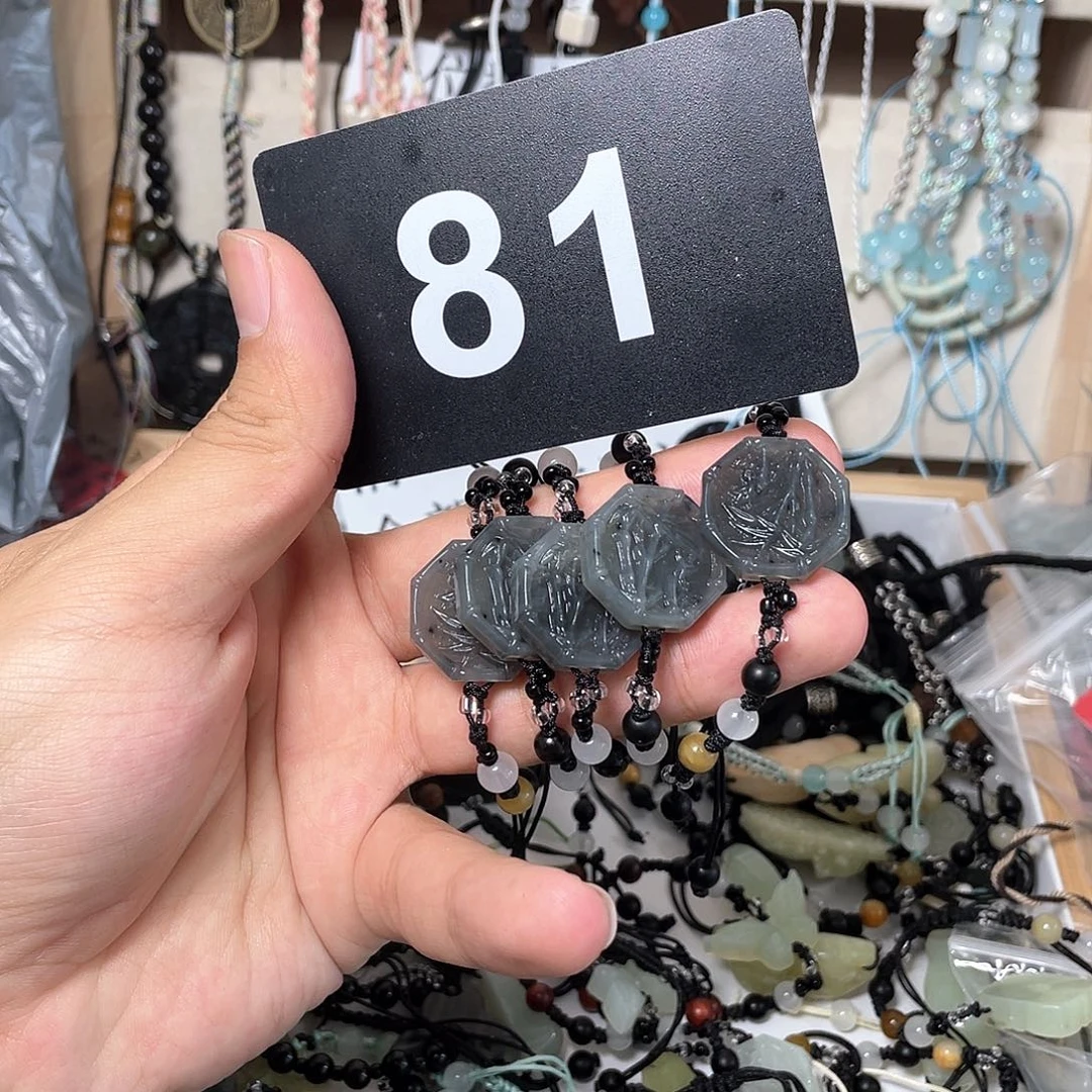 蛇纹石玉手链合金