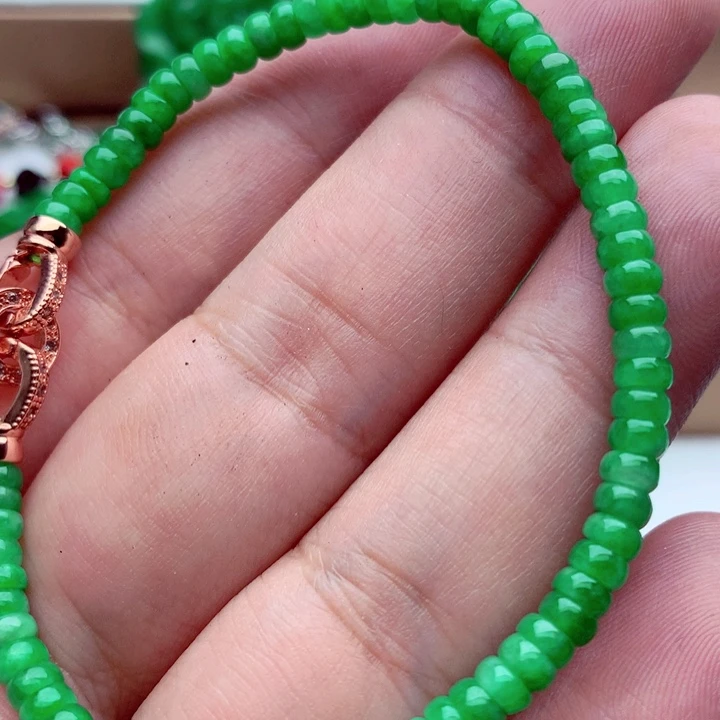翡翠未镶嵌手链手串