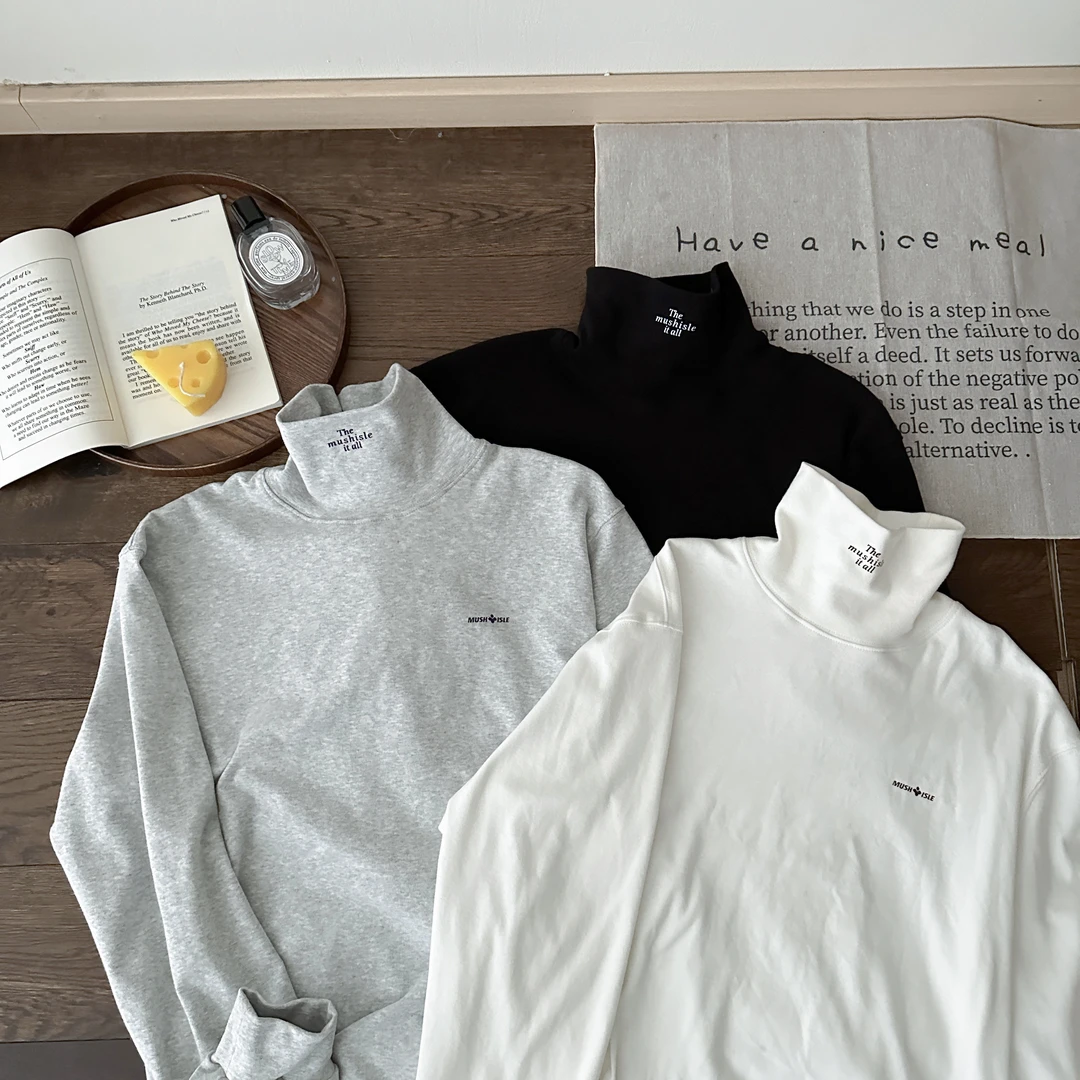 阿又冬季童装男童儿童中大童亲子保暖高领打底99130D