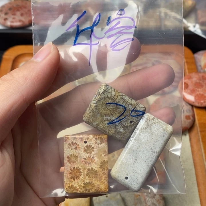 硅化玉颈饰未镶嵌华****馆