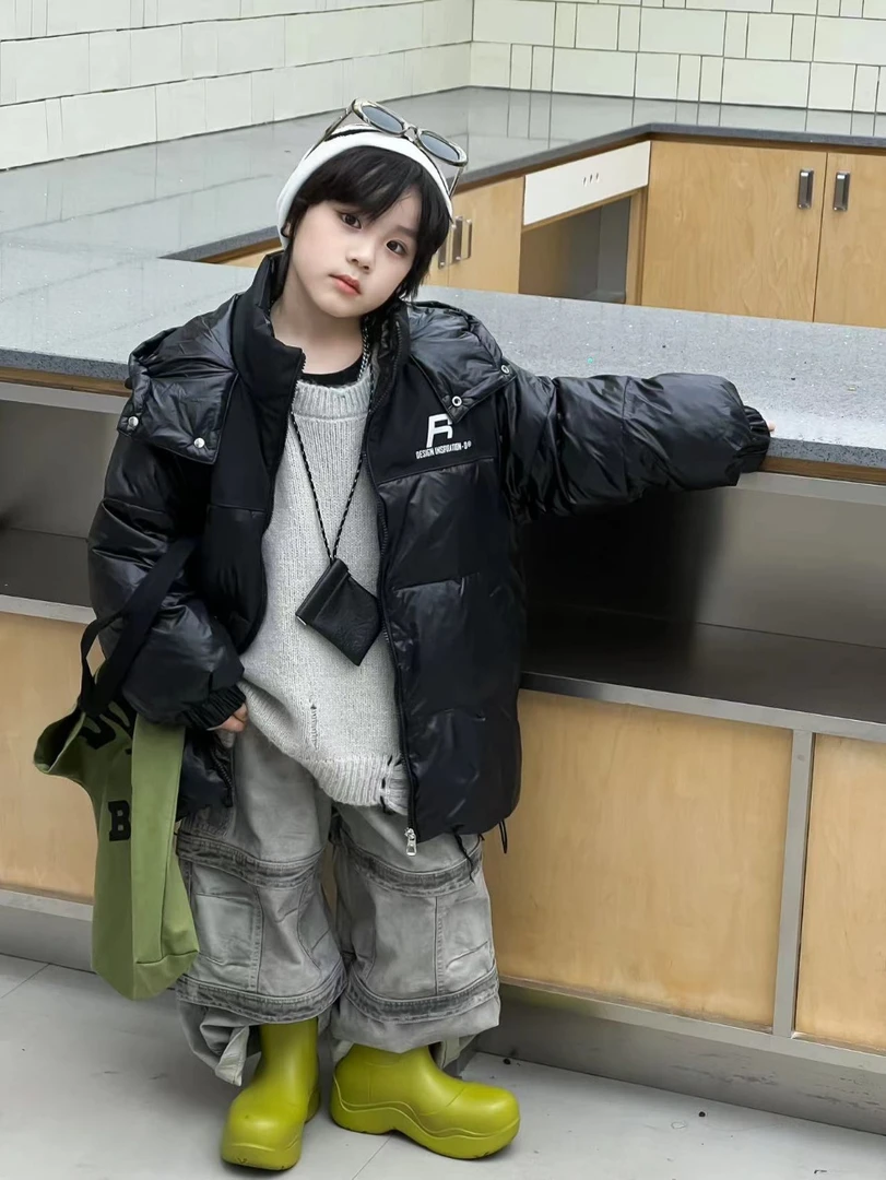 【极简主义】新国标儿童白鸭绒羽绒服童装冬款冬季外套8629