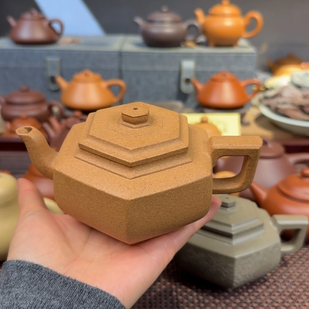 茶壶段泥黄金段260毫升全手