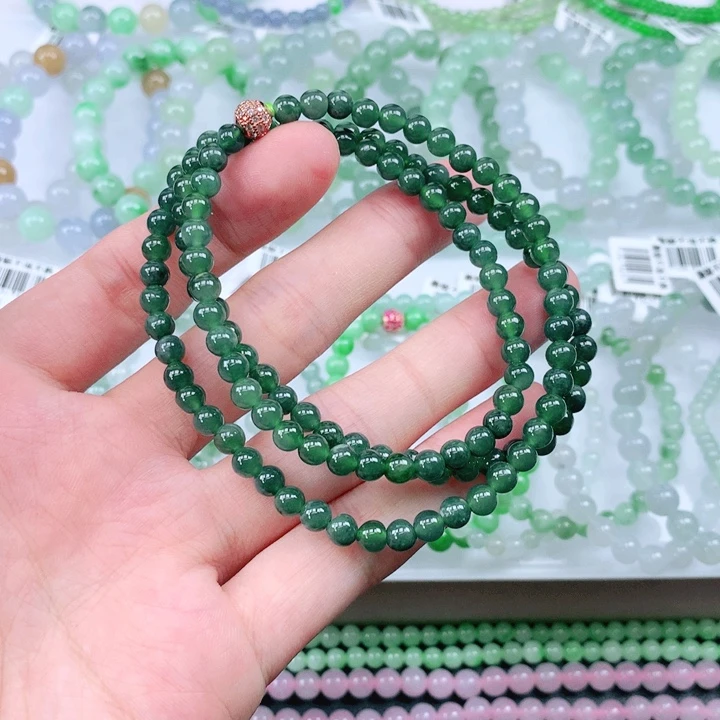 未镶嵌手链翡翠翡翠