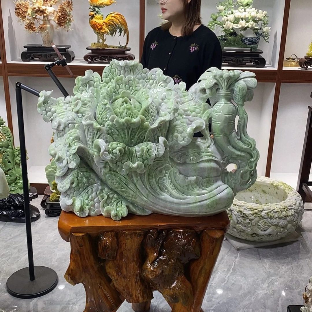 飞***）玉山水摆件 玄关摆件