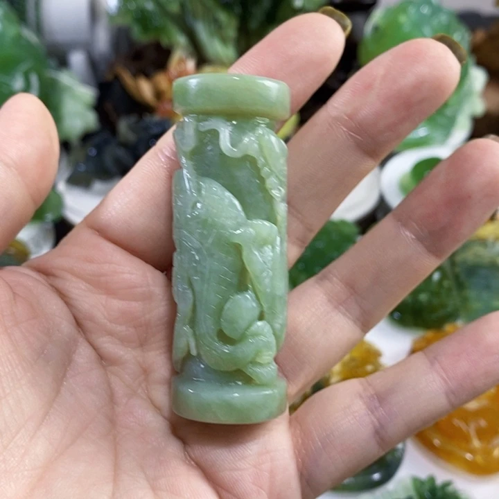 未镶嵌和田玉挂件大**儿