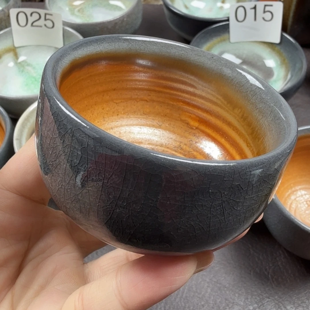手工手作柴烧主人杯