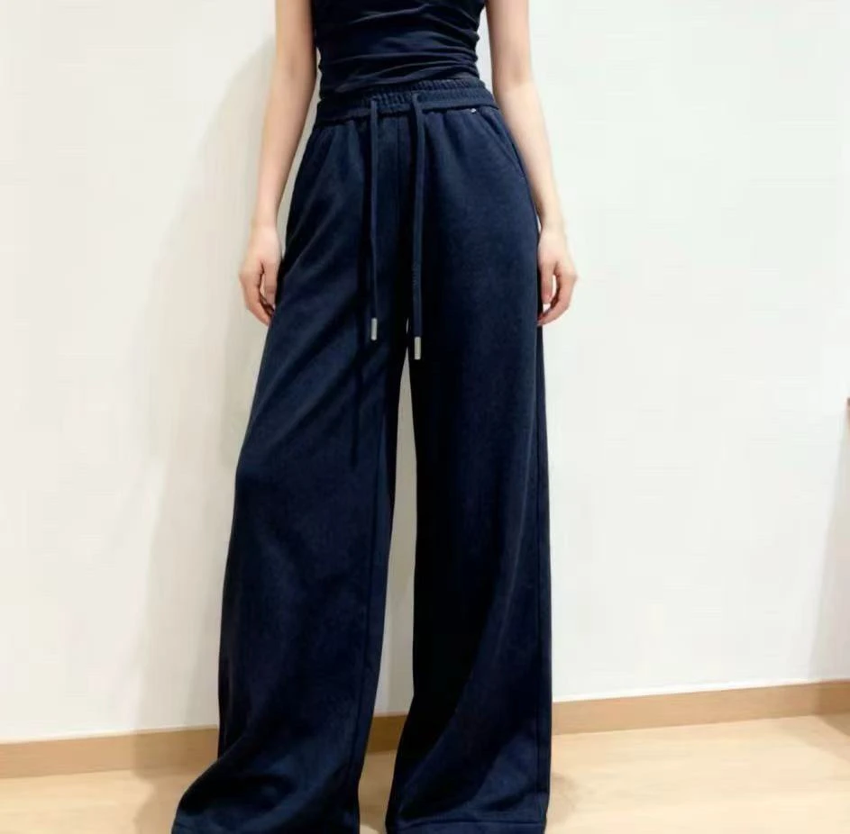 加绒直筒神裤 秋冬显瘦遮肉休闲运动裤6398