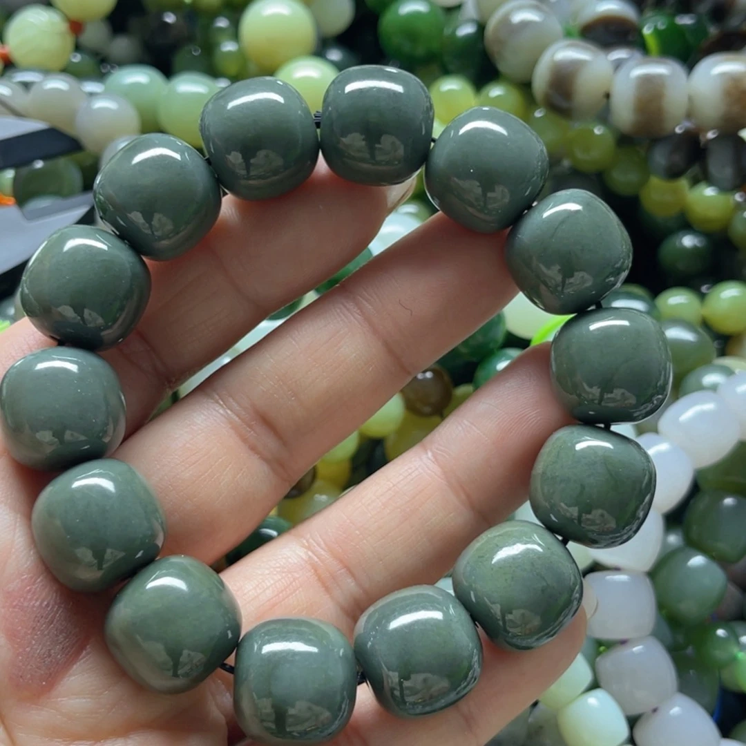 和田玉手链未镶嵌