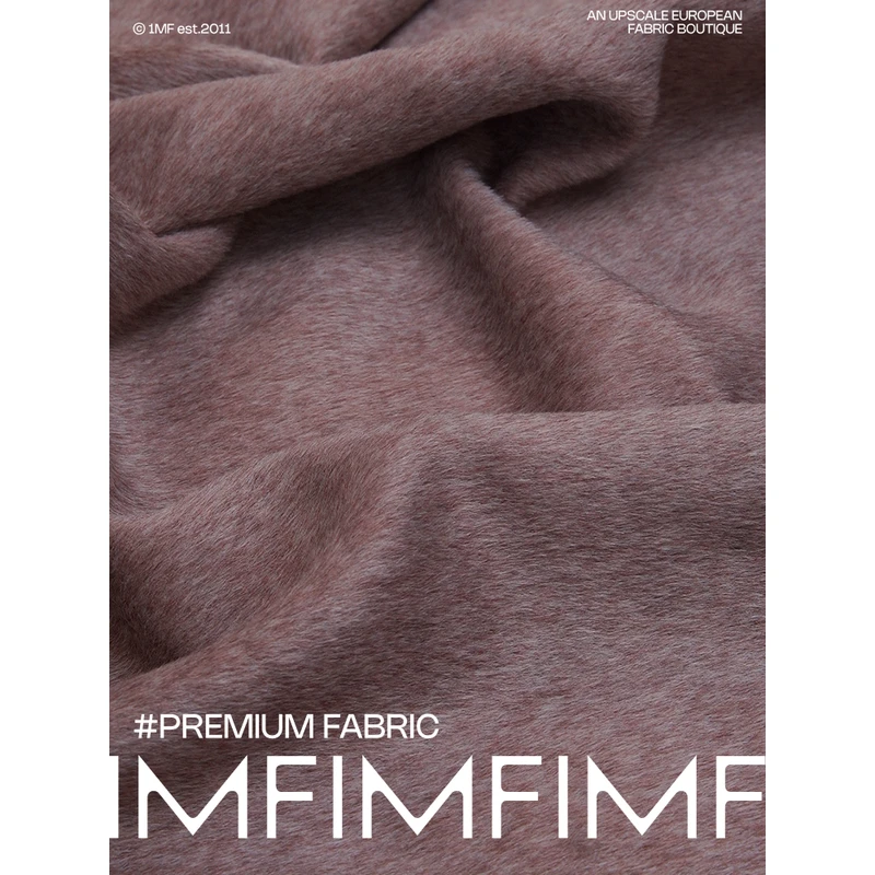 沙漠狂花 骆马毛羊毛混纺面料调有道顺大衣服装布料 幅宽150CM