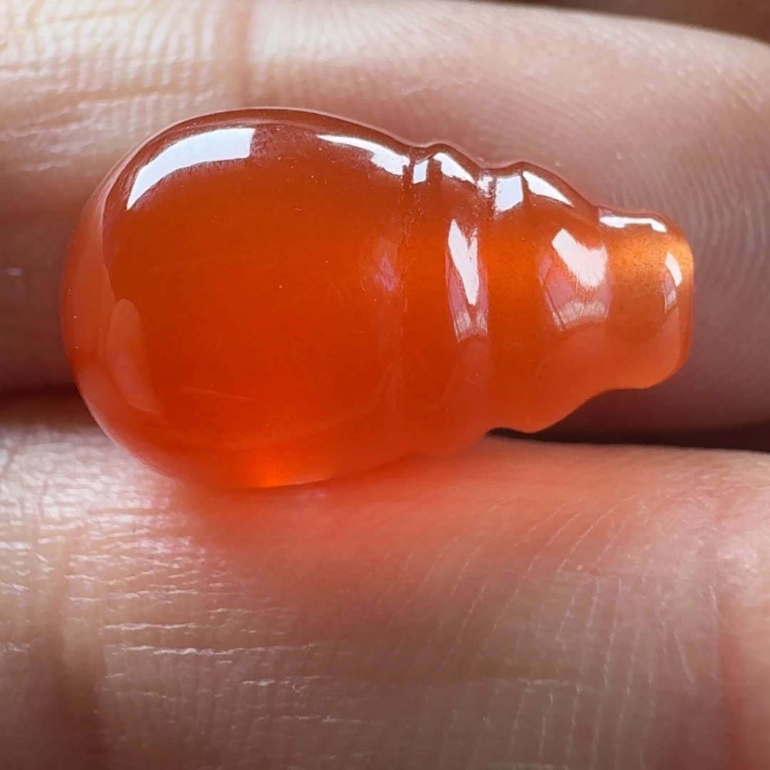 南红玛瑙未镶嵌三通10.4*11.5