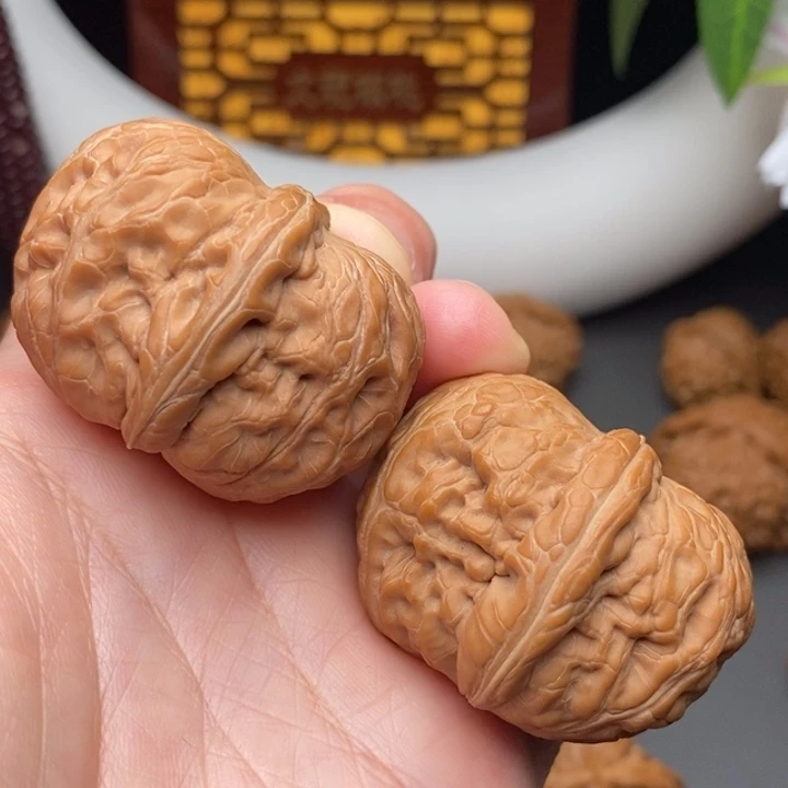 文玩核桃把件平谷元宝43