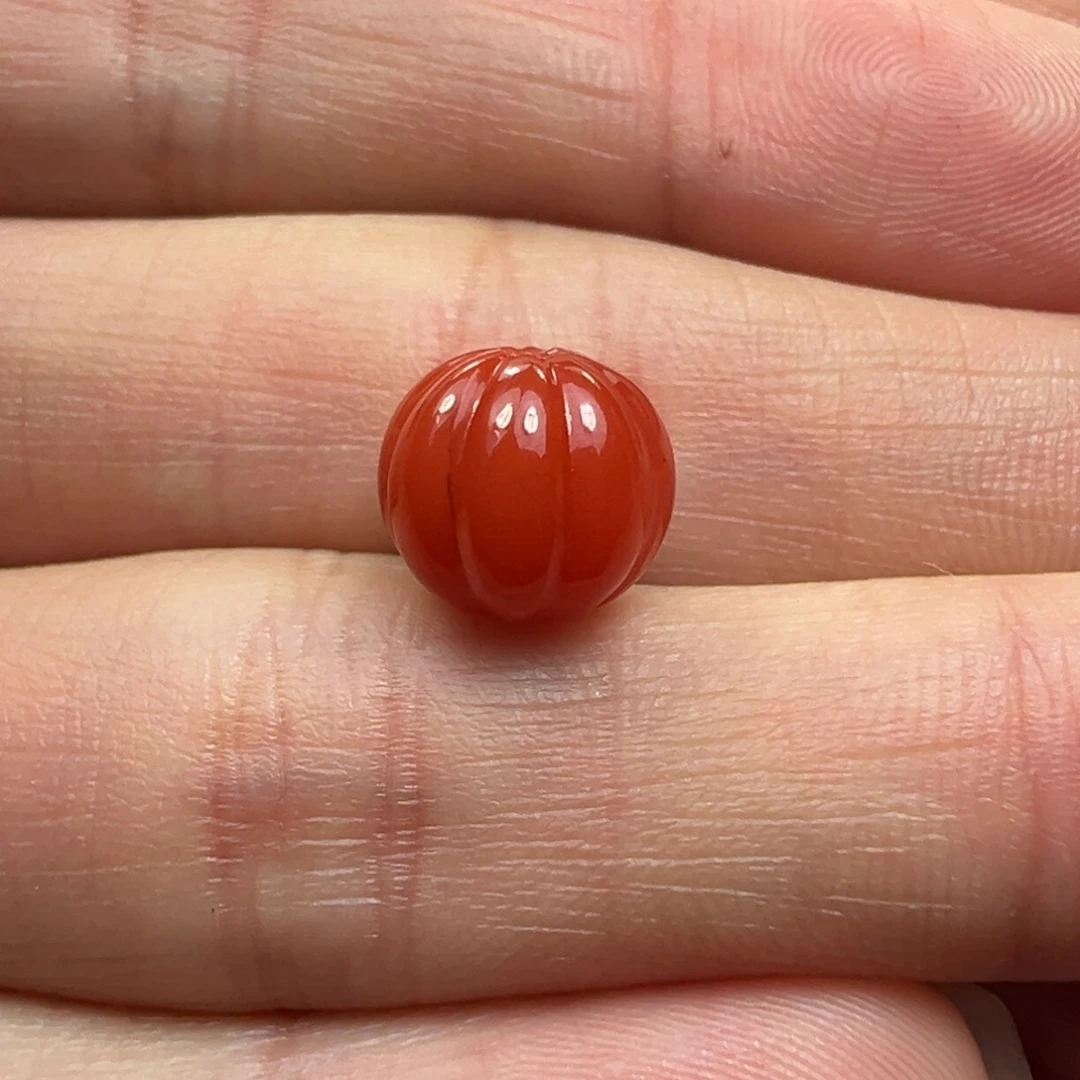 小***惠南红玛瑙未镶嵌瓜珠