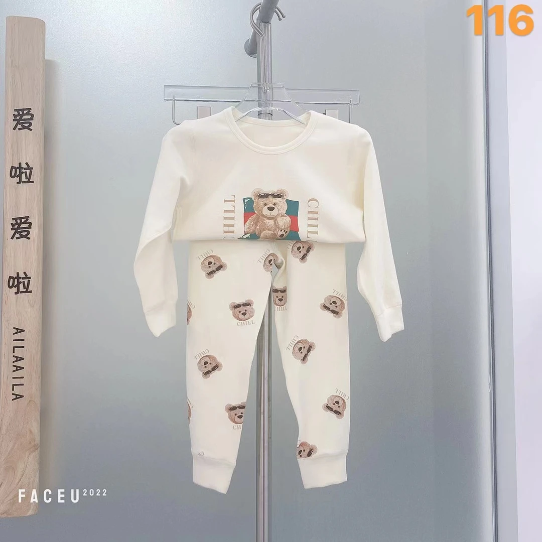 爱啦爱啦拉架高克重秋衣套装