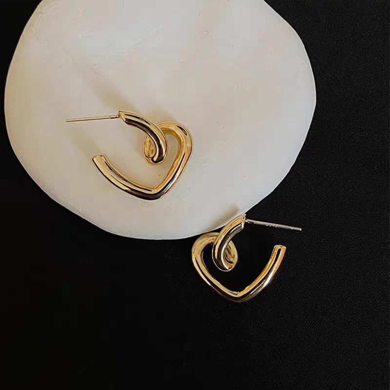 铜合金耳饰 【D64】新款时尚气质温柔轻奢百搭简约耳环