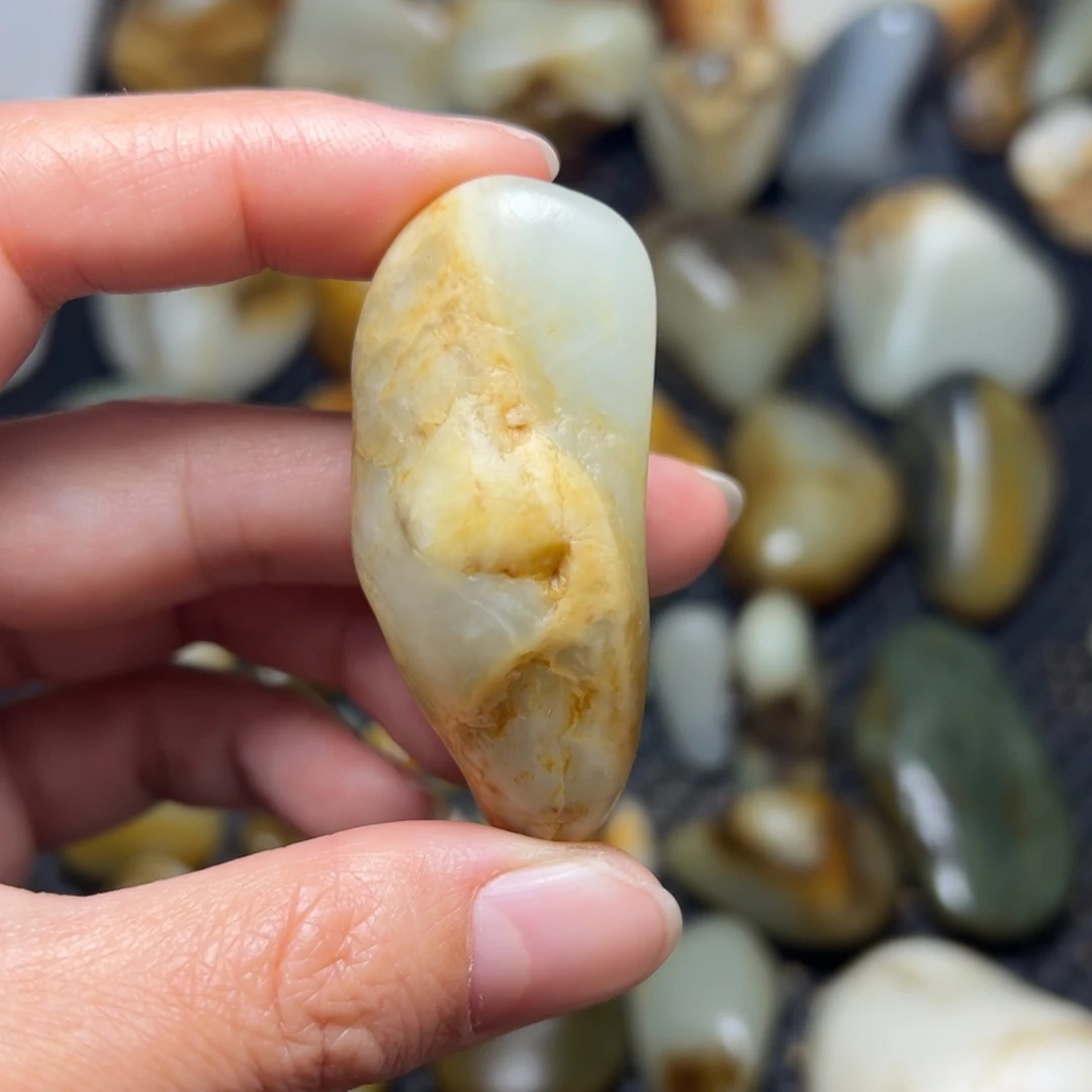 和田玉未镶嵌挂件59