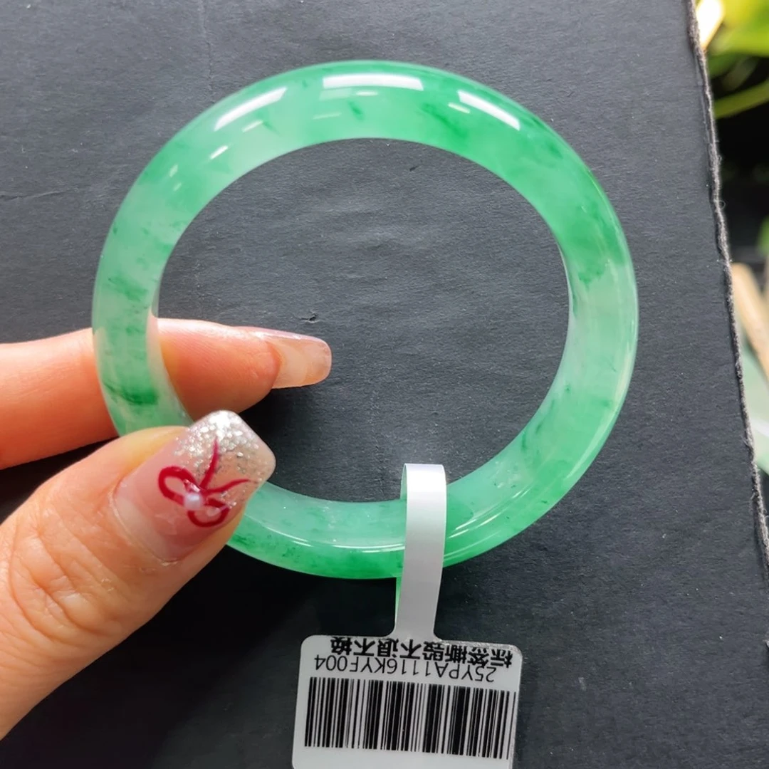 石英质玉手镯未镶嵌➕艳艳52.7