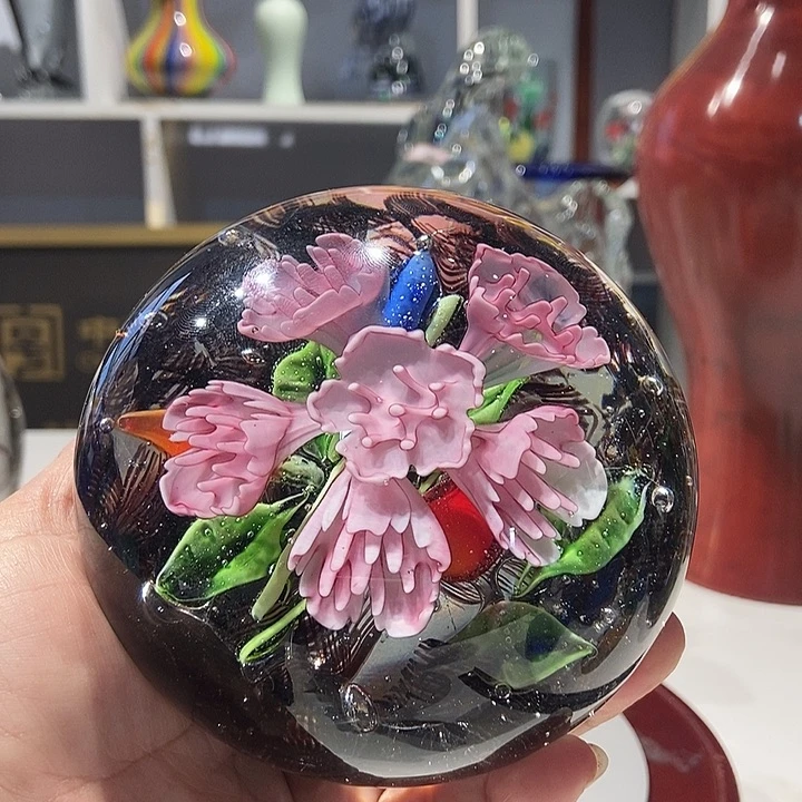 琉璃纯手工琉璃花球