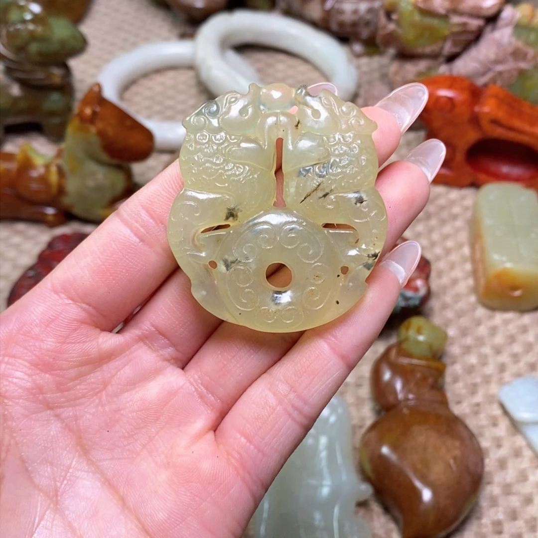 白玉菩提吊坠白玉菩提白玉菩提摆件