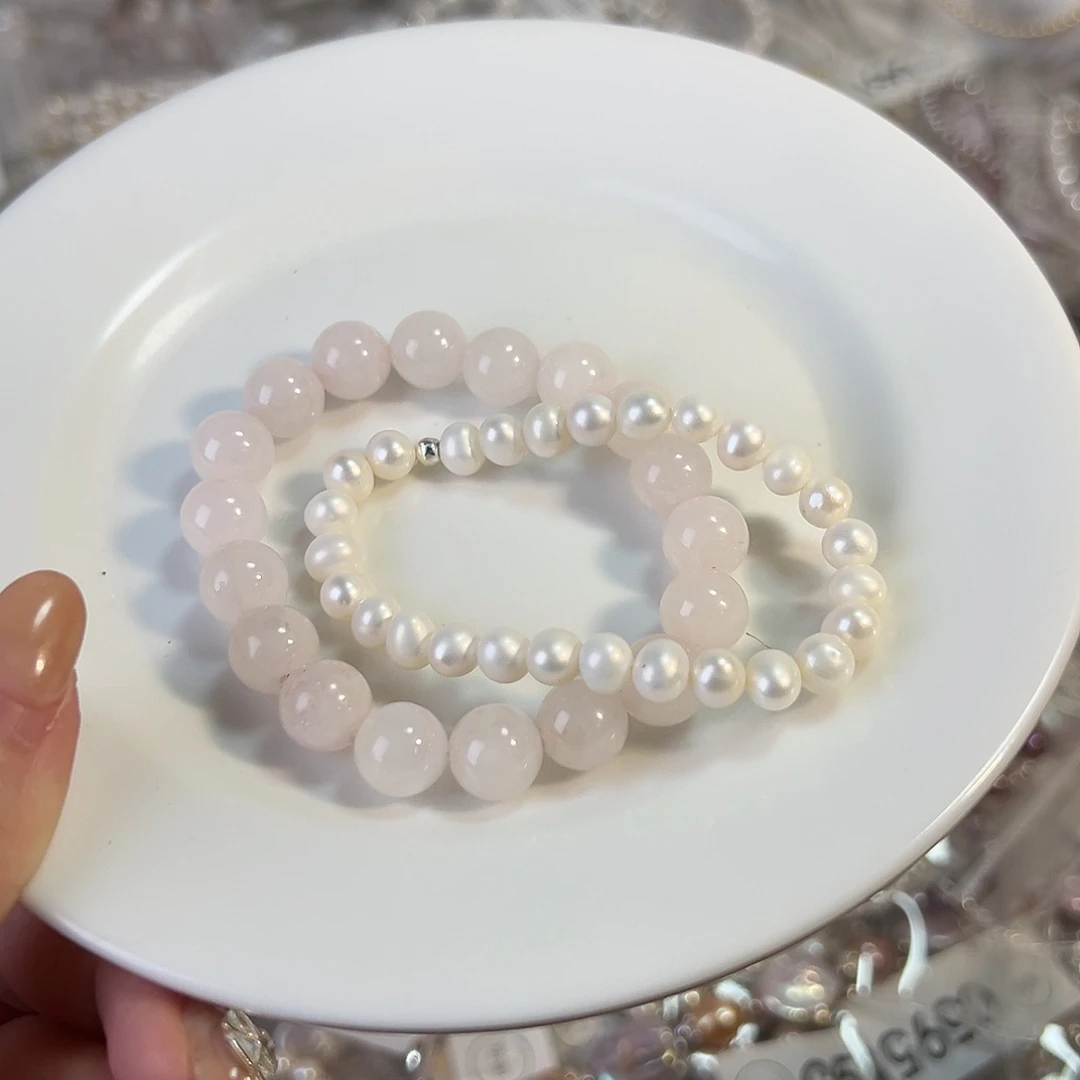 钛钢淡水珍珠天然淡水珍珠