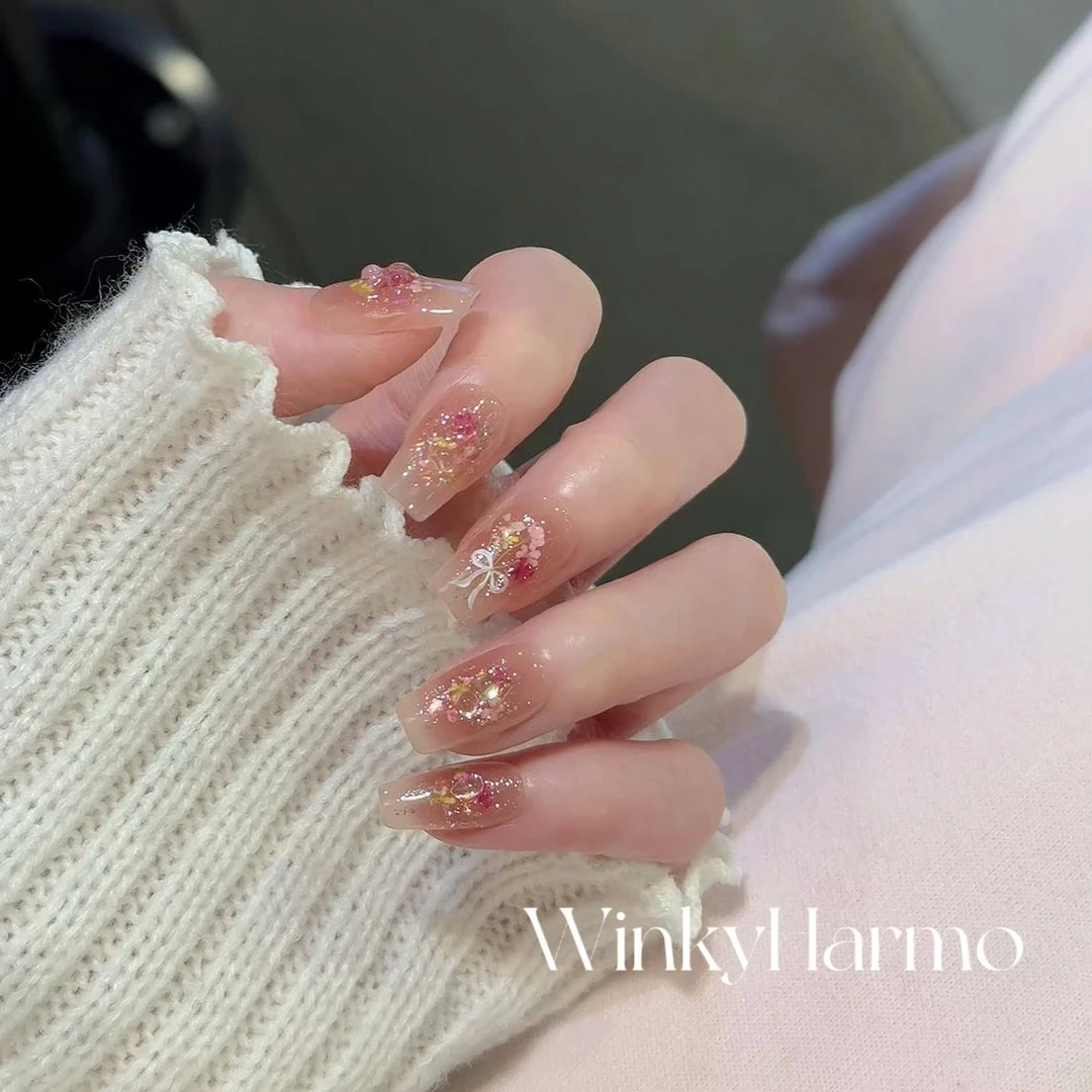 绚烂回忆 温涵 预售 新甲型 此度 短椭圆 中椭圆手工穿戴甲10片