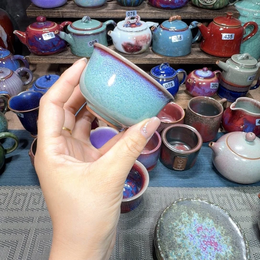 神垕钧瓷茶具主人杯