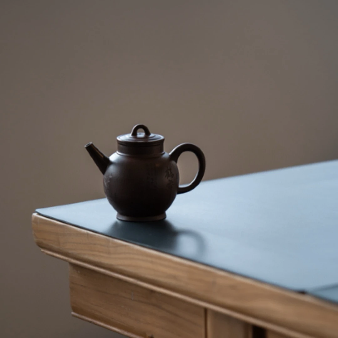 『鹤舞』精品 原矿老紫泥·手制·170cc·内推7孔