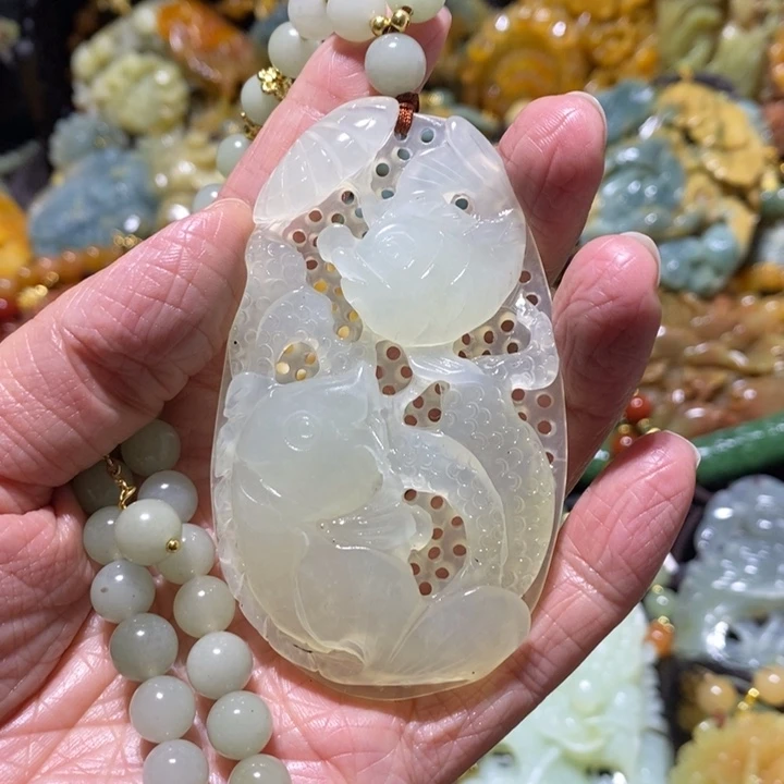 岫玉岫玉吊坠未镶嵌