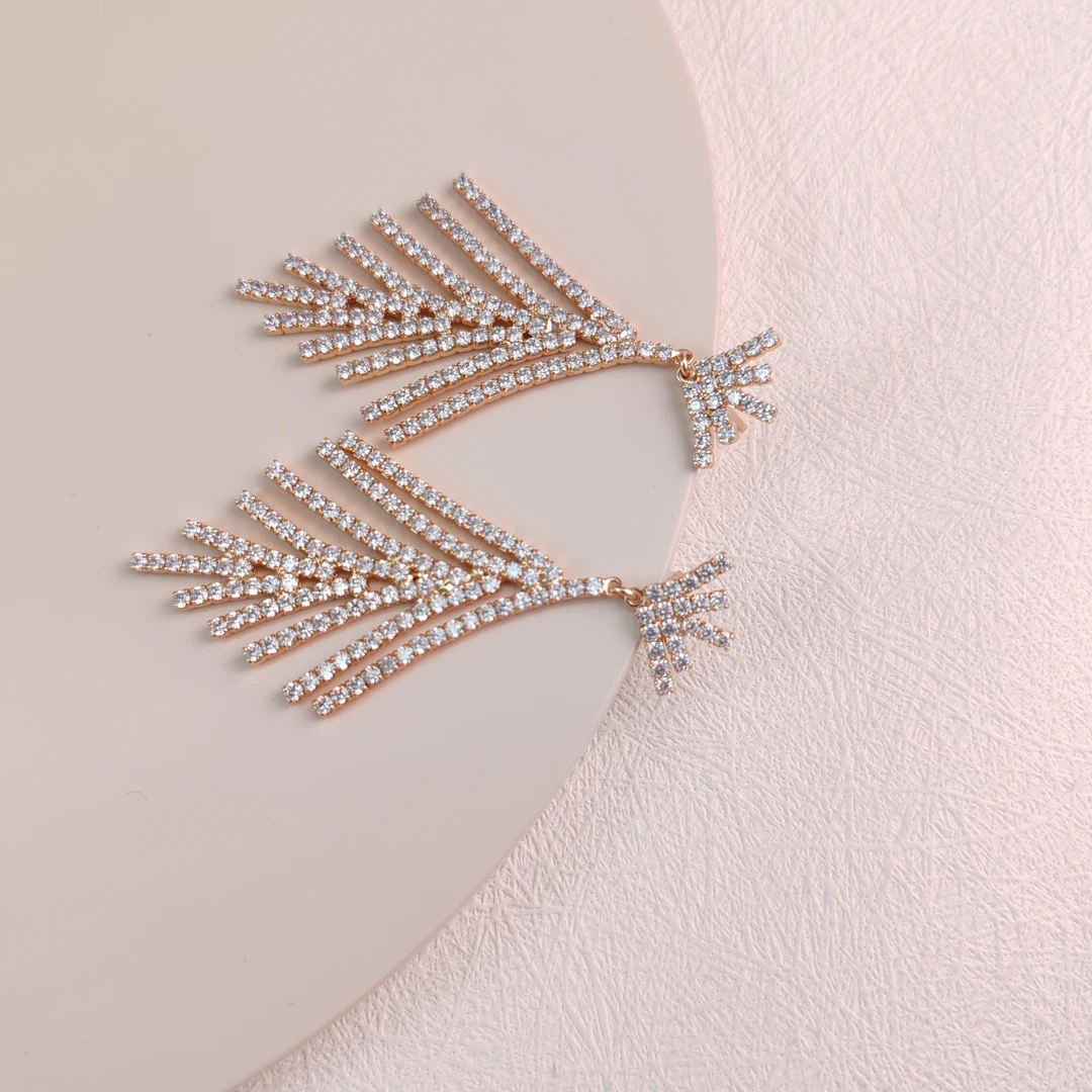 XUPING/旭平首饰 合金合成锆石耳饰 夏上新耳钉 GDS X000720747