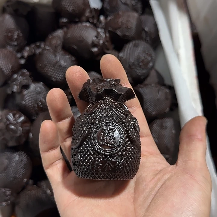 木黑檀木8钱袋一个