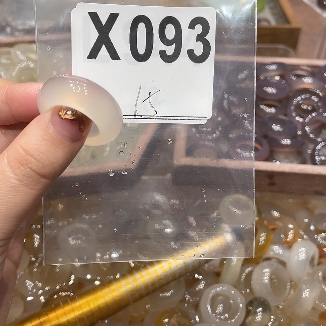 玛瑙/玉髓未镶嵌戒指093