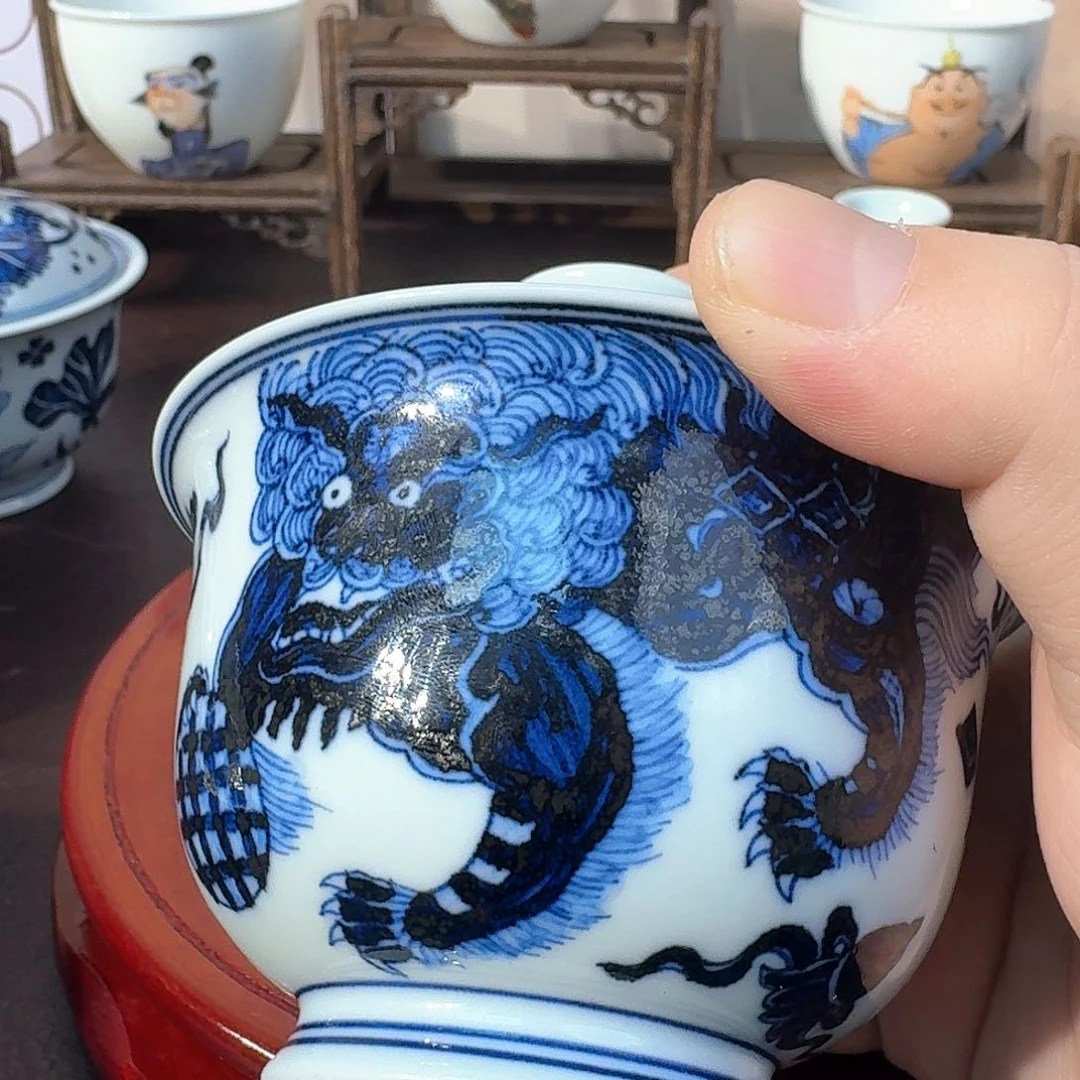 盖碗景德镇瓷瓷瓷盖碗