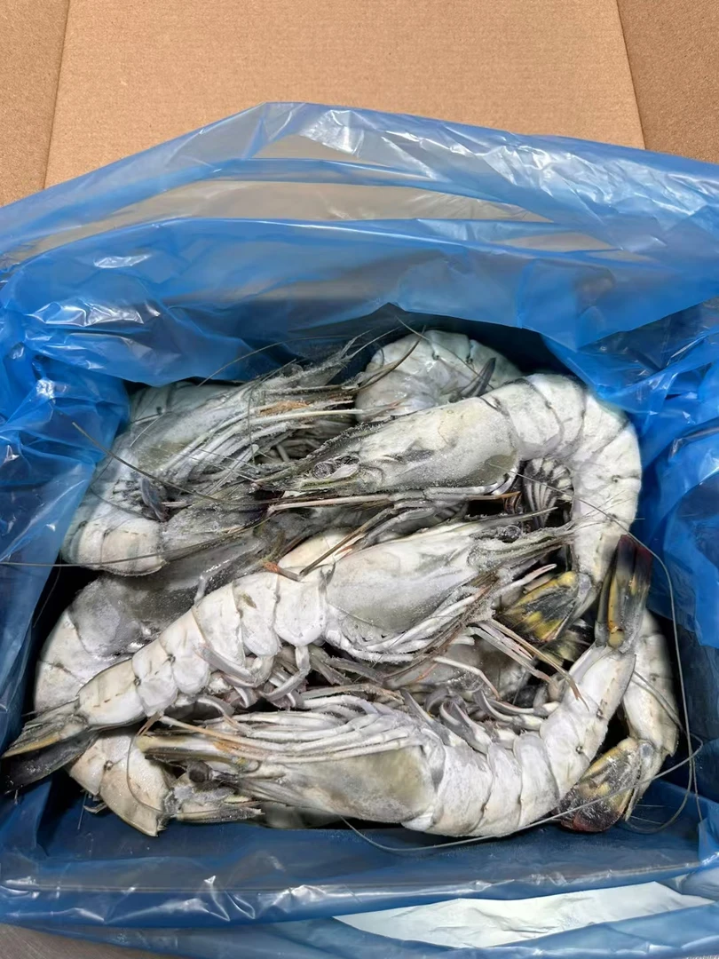 主播推荐深水海捕黑虎虾盐冻大虾（顺丰包邮）