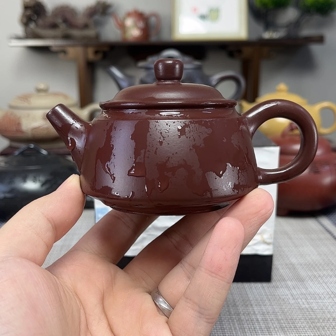 化***仔茶壶紫砂微瑕处理
