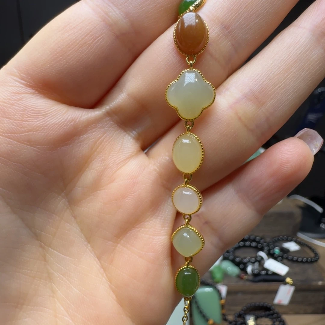 和田玉手链未镶嵌