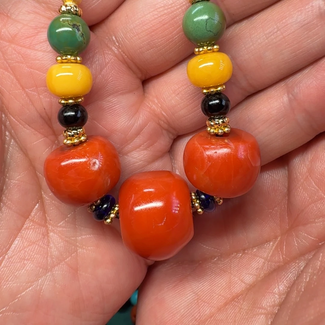 南红玛瑙未镶嵌颈饰