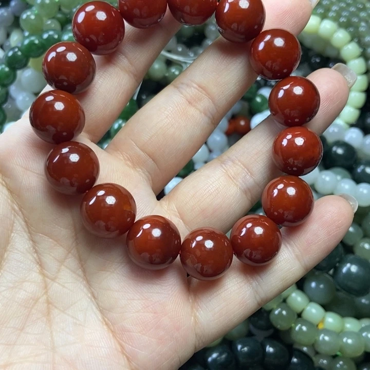 透闪石质玉未镶嵌手链卡14